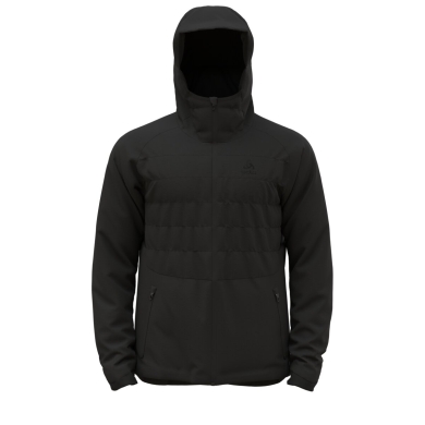 Odlo Winterjacke Ascent S-Thermic mit Kapuze (Isolierjacke, winddicht, atmungsaktiv) schwarz Herren